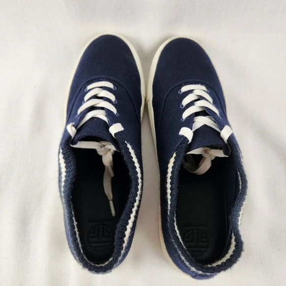 Tory Sport All Love Lace Up Navy Blue Sneakers - Picture 6 of 13